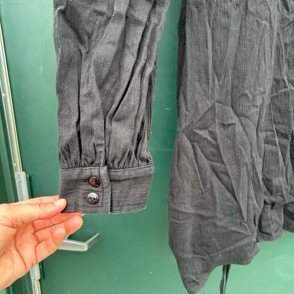 Storets Black Ruched Midi Dress - Picture 3 of 14